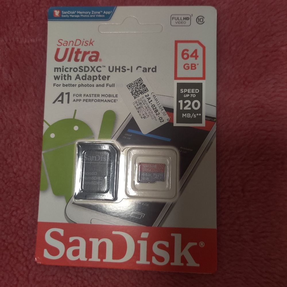 SanDisk Ultra microSDXC Card with Adapter